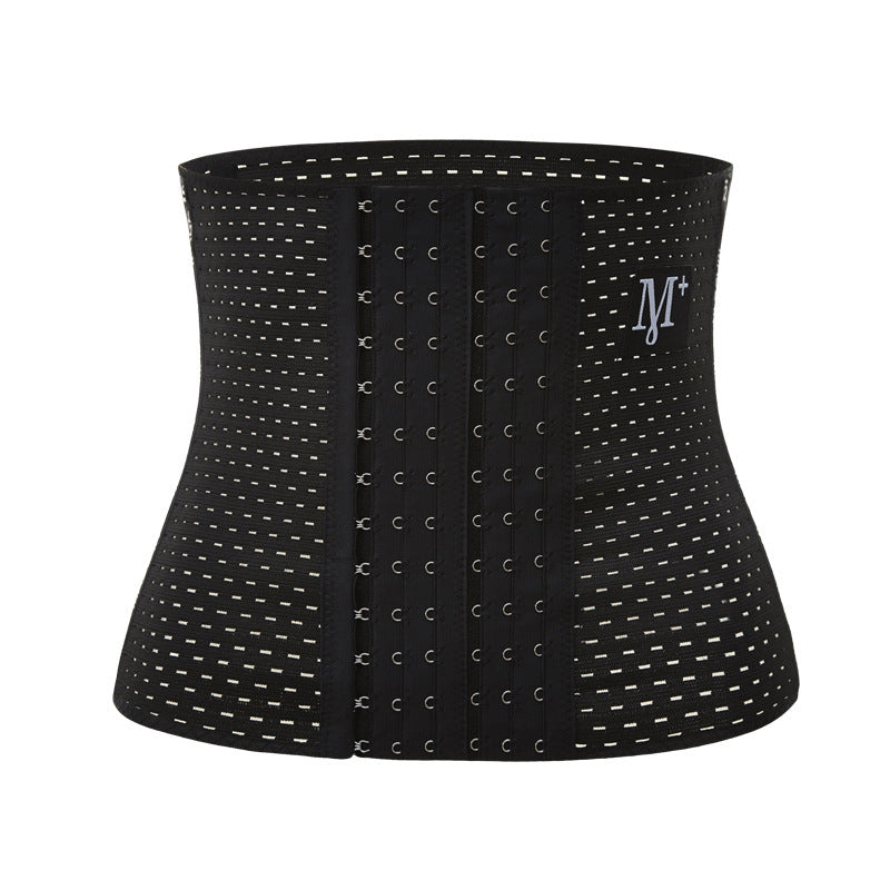 Fashion Hollow Breathable Plastic Belt Body Shaping Sports Waist Support Belt