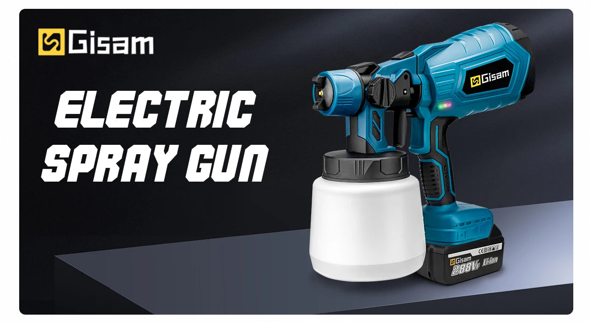 1000ML Cordless Electric Spray Gun Powerful HVLP Paint Sprayer Auto Furniture Steel Coating Airbrush For Makita 18V Battery Pin