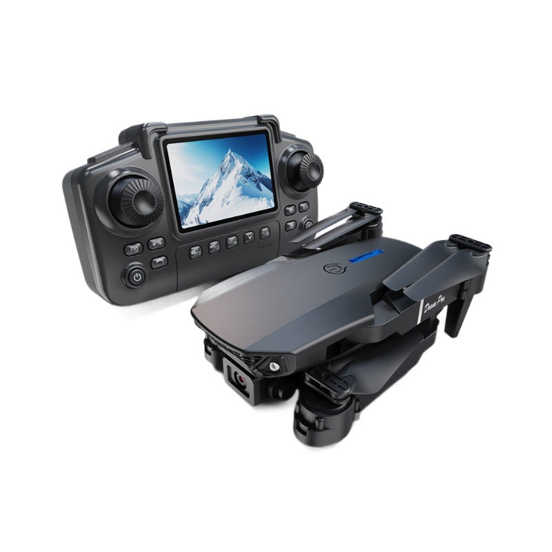 E88 Screen-controlled UAV Remote Control Belt Display Quadcopter Optical Flow Dual-camera Aerial Photography E99 Aircraft