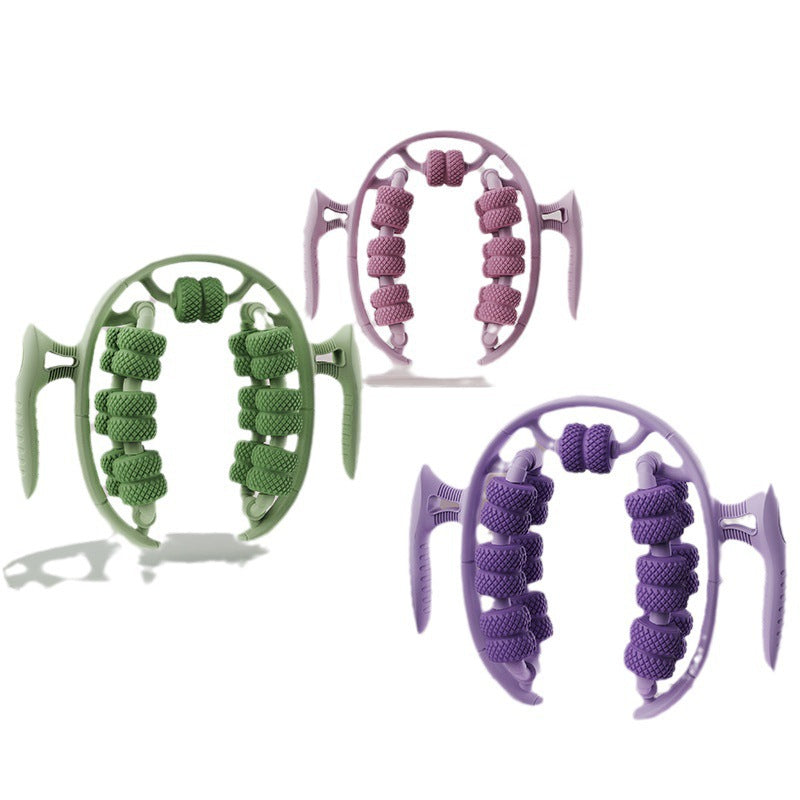 26 Wheel Leg Massager Ring Clip Leg Roller Calf Muscle Relaxation Leg Beauty Device Massage Skinny Leg Yoga Wheel