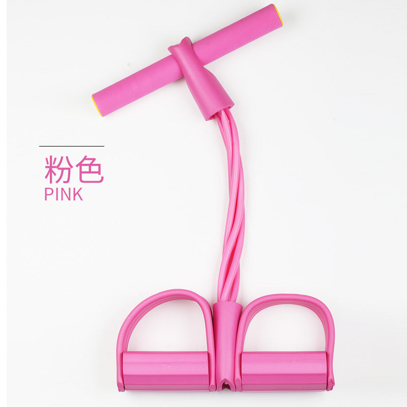 New Four-tube Pedal Puller Sit-ups Auxiliary Abdominal Device Household