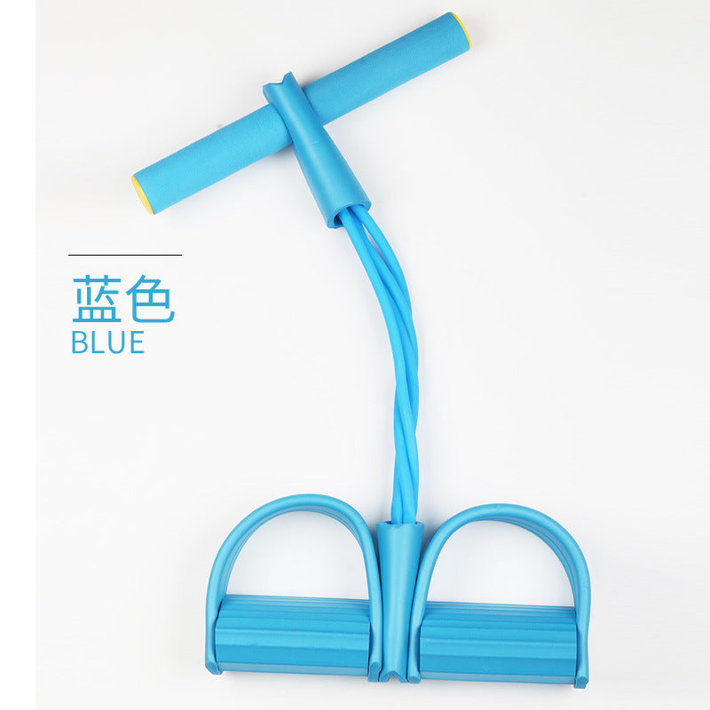 New Four-tube Pedal Puller Sit-ups Auxiliary Abdominal Device Household